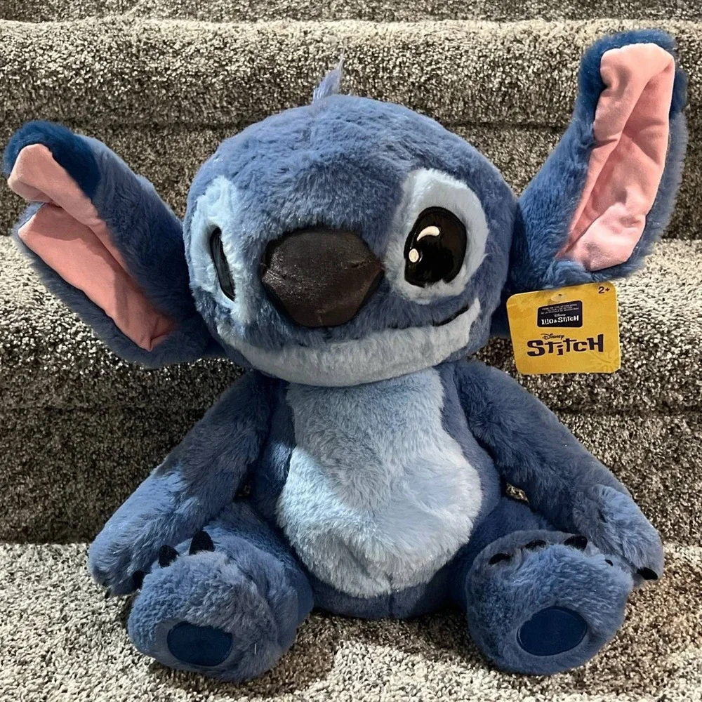 Disney Lilo & Stitch Stitch Plush Stuffed Animal Toy Just Play With Tags Blue